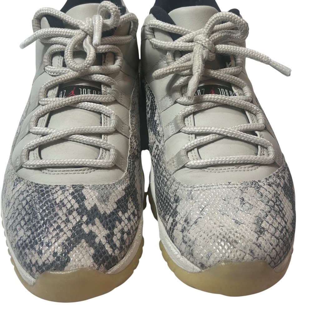 Nike Air Jordan 11 Retro Low Snakeskin Light Bone 2019 CD6846-002 Mens 10.5